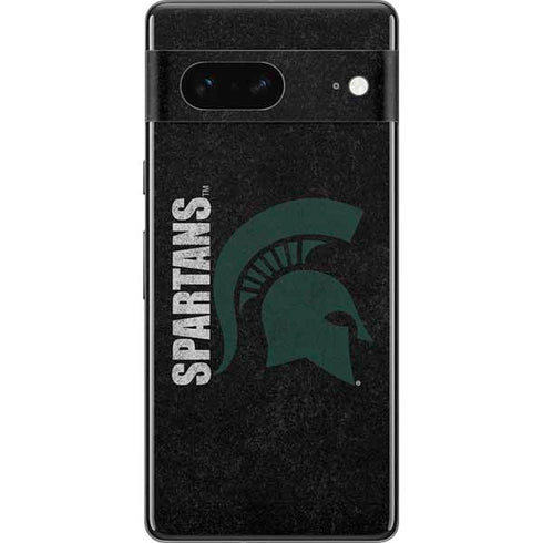 Michigan State University Bold Spartans Logo Pixel Skins